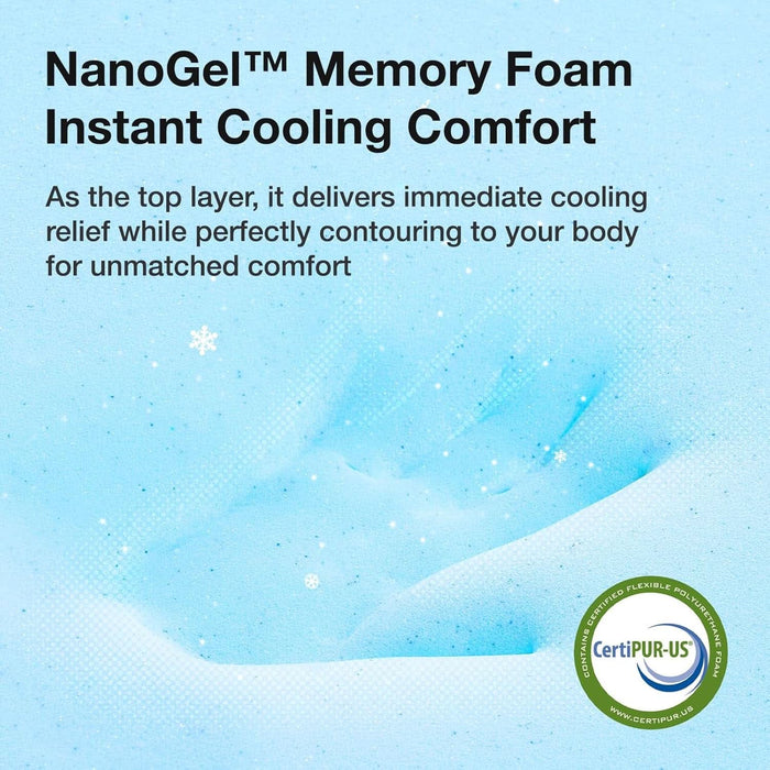 Queen Mattress, 10 Inch Queen Size Memory Foam Mattress in a Box, Gel Memory Foam Mattress for Comfort Sleep &Cooling Night Sleep, Certipur-Us Certified