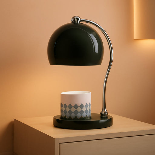 Ceramic Candle Warmer Lamp with Timer Dimmer Fit for Candle Jars, Modern Design with 2 Bulbs, House Warming Gifts, New Home Decor, Mother'S Day, Birthday Gifts (Green)