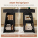 55.9" Executive Desk with Storage & Power Outlets, Home Office Desk