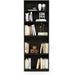 JAYA Simply Home 5-Shelf Bookcase, 5-Tier, Espresso