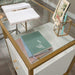 Harper Heights L-Desk, White Finish
