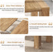 Extendable Dining Tables for 4-10, Modern Farmhouse Kitchen Table