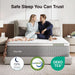 QueenSize Hybrid Mattress Gel Memory Foam CertipurUSCertified