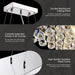 Rectangular Crystal Chandelier 47 Inch Pendant Chrome