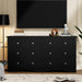Black 6 Dresser for Bedroom
