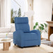 Recliner Chair, Recliner Sofa for Adults, Recliners Home Theater Seating with Lumbar Support, Reclining Sofa Chair for Living Room (Fabric, Blue)