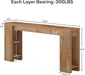 70.9-Inch Extra Long Console Table, Farmhouse Wood Sofa Table behind Couch, Narrow Entryway Accent Table for Living Room, Hallway, Entrance, Foyer, Light Oak Brown