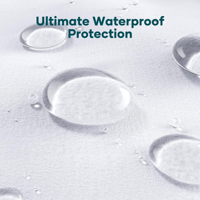 Waterproof Mattress Protector, Twin Size, Deep Pocket, Breathable