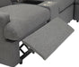 Modern Power Reclining Sectional Sofa with USB