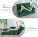 Green Adjustable Floor Sofa Bed Multifunctional Lounge