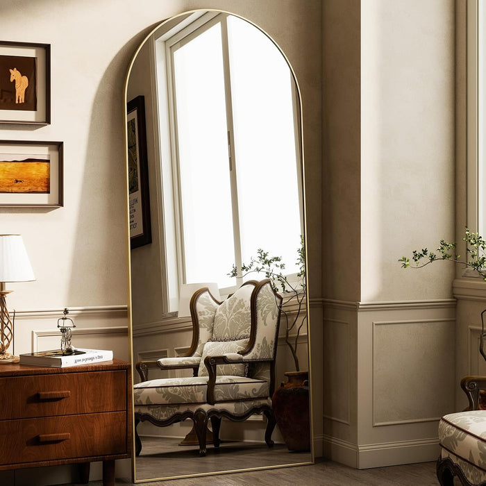 64"X21" Arched Full Length Mirror