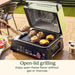 Flavorboost™ 8-In-1 Outdoor Electric BBQ Grill & Portable Smoker, Air Fryer Grill Combo with Smart Probe, Smoke Drawer, 154 Sq. In., Patio & Balcony Grill for Apartments, CEG-1302