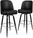 James 2 Pack Metal Barstool with Swivel Bucket Seat
