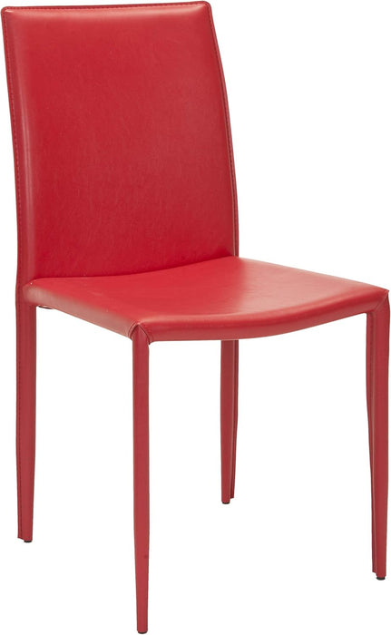 Home Collection Karna Modern Red Dining Chair (Set of 2)