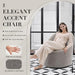 Swivel Accent Chairs ThreeSixty Rotation Light Grey