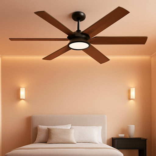 60 Inch Contemporary Ceiling Fan Silent Performance