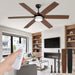 60 Inch Contemporary Ceiling Fan Silent Performance