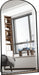 71" X 32" Arched Full Length Mirror, HD Tempered Glass Floor Mirror with Black Aluminum Frame, Standing/Leaning/Wall Mounted Mirror for Bedroom, Dressing Room & Living Room