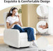 Swivel Rocking Chair with Massage & Heat