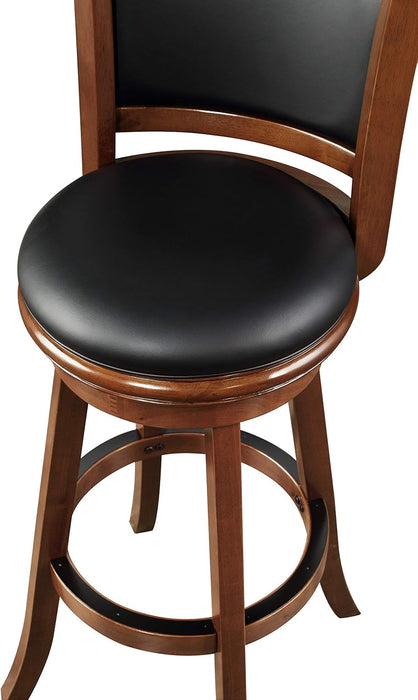 Augusta Extra Tall Swivel Bar Stool, 34-Inch, 1-Pack, Cherry
