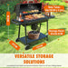 Charcoal BBQ Outdoor Grills: Spacious Barbecue Barrel Grill with Side Tables - Premium Charcoal Bbqs for Patio Cooking Backyard Grilling Tailgating Camping Picnic Party