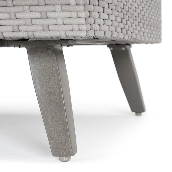 Ehrenfried Premium All-Weather Wicker 5 - Person Patio Conversation Sets with Sunbrella® Cushions