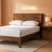 Tonja Wood Platform Bed Frame with Headboard, Mattress Foundation with Wood Slat Support, No Box Spring Needed, Easy Assembly, Queen