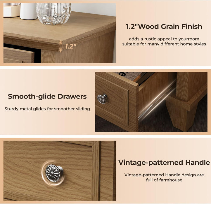 Brown Dresser Tall FortyEightInch Studio Series Collection