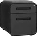 Black Mini Seated File Cabinet