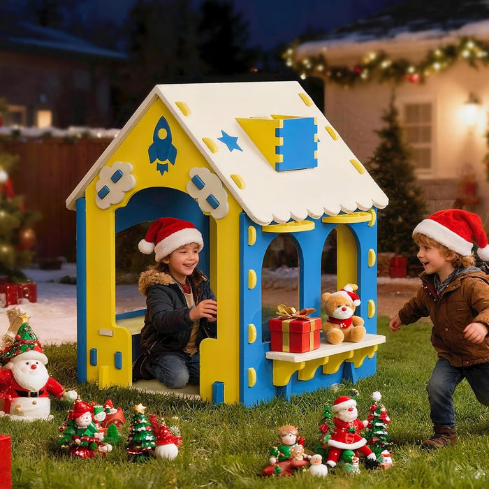 Kids Playhouse with EVA Material: Indoor Playhouse for Kids Ages 2-6 - Fort Building Kit for Toddler Creative Play, Toys for Boy Girl Birthday Christmas
