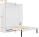 White Queen Murphy Bed With UltraIntegratedStorage
