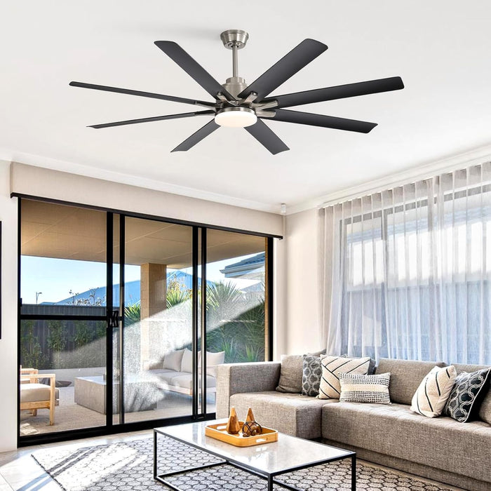 Smart Reversible Ceiling Fan With Integrated Lighting