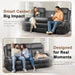 Recliner Sofa, Massage Flip-Back Reclining Sofa 3 Seater Sets Heavy Weight Capacity, RV Loveseat Clearance, Recliner Couch with Storage, Cup Holders, Wall Hugger Couches for Living Room