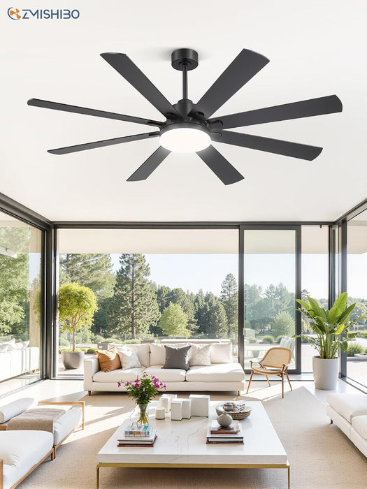 Precision Engineered Energy Efficient Black Ceiling Fan