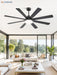 Precision Engineered Energy Efficient Black Ceiling Fan