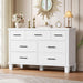 Dresser for Bedroom with 7 Drawers, Storage Chest of Drawers with Metal Handle, Wooden Dresser Organizer for Living Room,Closet,Entryway,Nursery