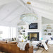 LED Crystal Chandelier With Remote Dimmable Lighting