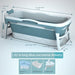 Simple Adult Foldable Portable Bathtubs Creative Bathroom Full Body Hot Tub Home Ice Bath Bucket Thickened Plastic Swimming Pool