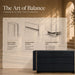 63" Modern 9 Drawer Dresser for Bedroom, 20" Depth for More Storage