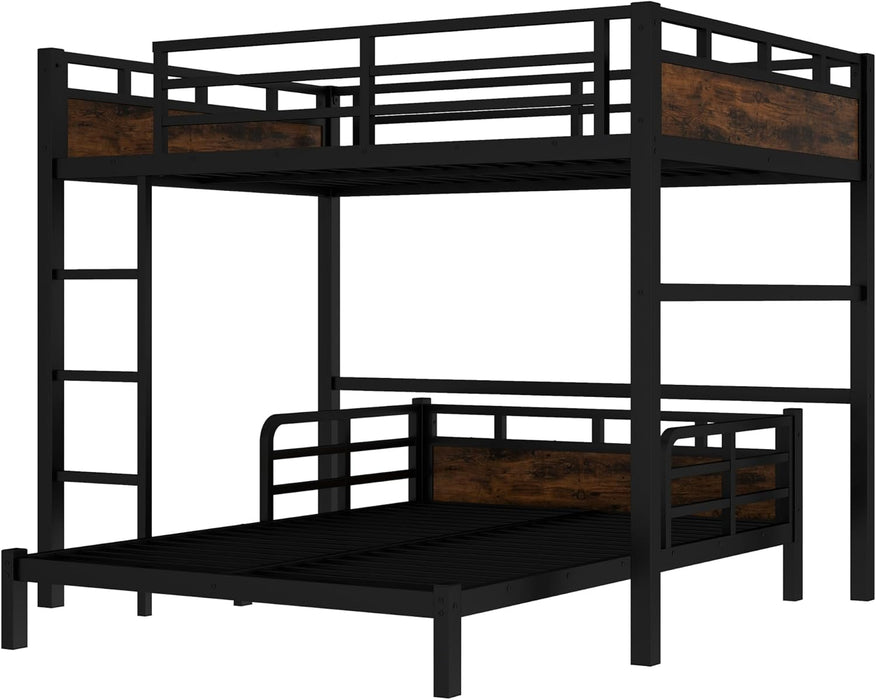 Full Over Full JetBlack PowderCoated Bunk Guardrail