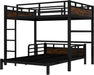 Full Over Full JetBlack PowderCoated Bunk Guardrail