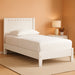 Signature Design by Ashley Hallityn Casual Twin Panel Platform Bed, Foundation or Box Spring Not Needed, White