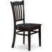 DLGR3-BLK-W Dining Table Set