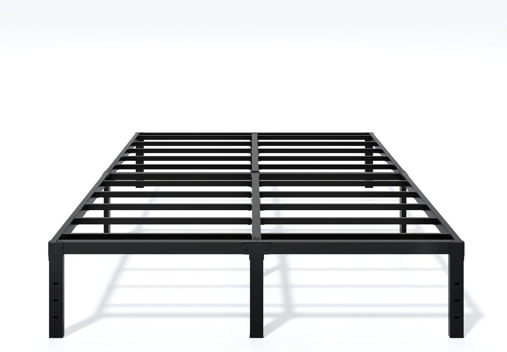 Full Size Bed Frame 14 Inch Metal Platform Bed Frames with Underbed Storage