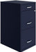 Space Solutions 18In Deep 3 Drawer Metal Organizer File Cabinet Navy, Letter Size, Fully Assembled