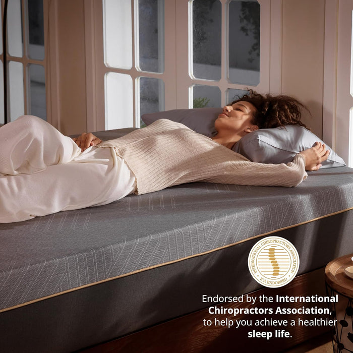 Queen MemoryFoam Mattress 12Inch Midnight Black Edition