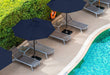 Patio Umbrella 9 Ft Replacement Canopy for 8 Ribs-Navy Blue