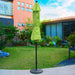 9Ft Patio Umbrella Outdoor Table Umbrella with 8 Rib Grass Green