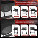 Gravity Smoker Side Firebox Retrofit Kit for Char Griller Fire Box Charcoal Barrel Grill Part for Master Forge Chargriller Offset Wood Pellet Smoker Hopper Outdoor Camping Grilling Cooking Accessories