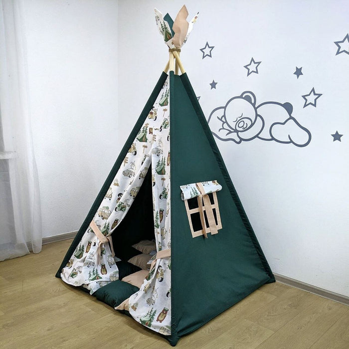 Adventure Kids Tent Reading Nook Camping Playhouse